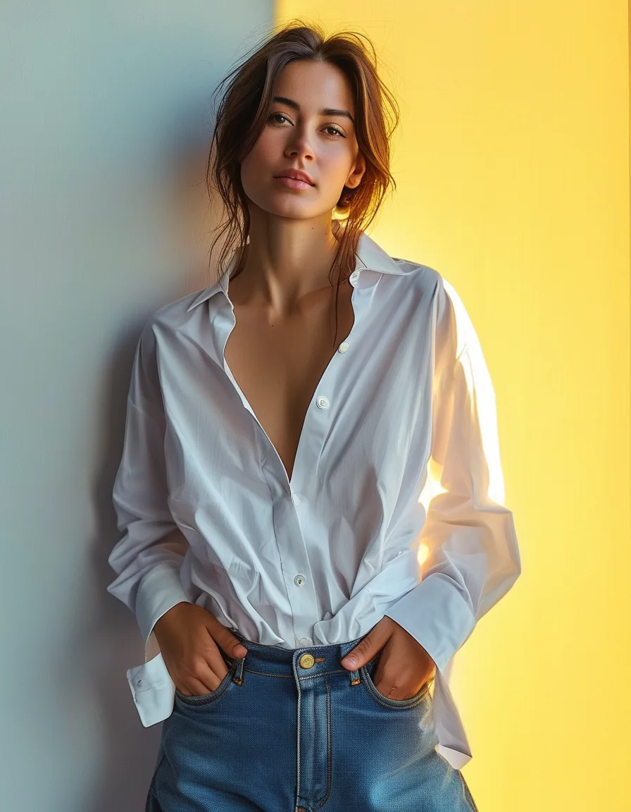The Oversized Shirt: Borrowed-From-the-Boys Volume, Styled With Intention